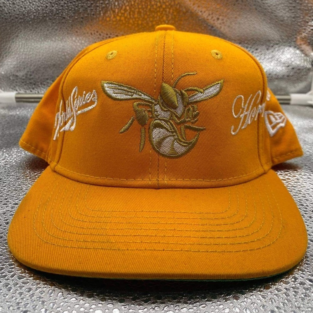 New Era Hornets Snapback Men OSFM Yellow‎ World Series Logo Hat